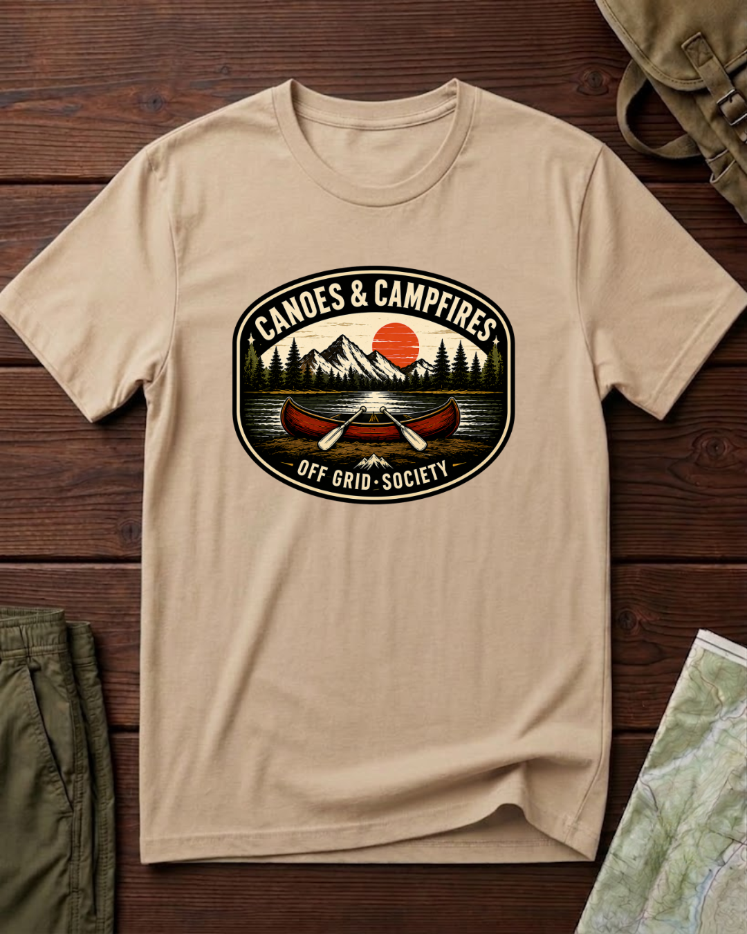 Canoes & Campfires T-Shirt