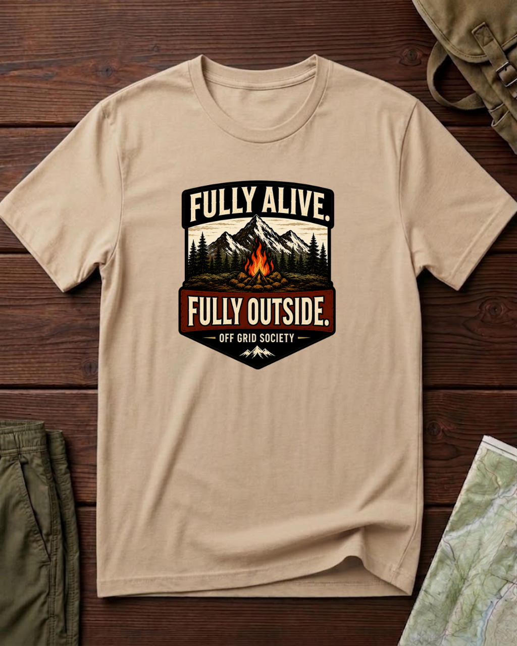 Fully Alive Fully Outside Camp T-Shirt