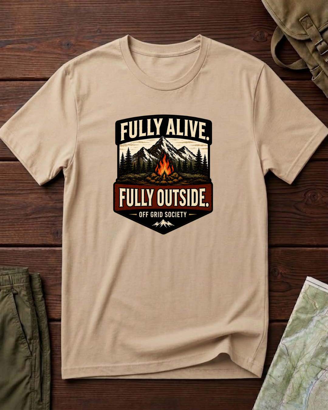 Fully Alive Fully Outside Camp T-Shirt