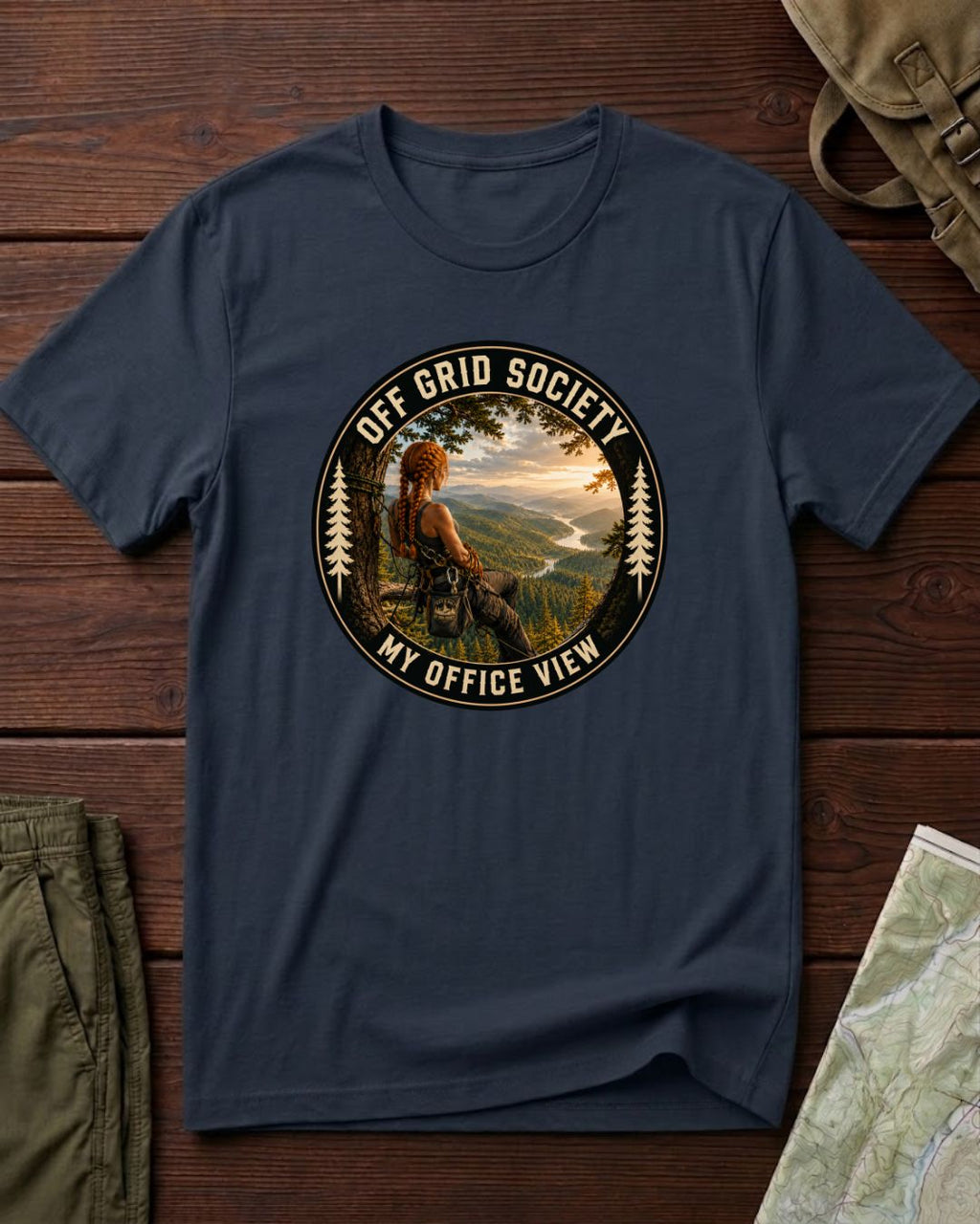 My Office View Tree Tops T-Shirt