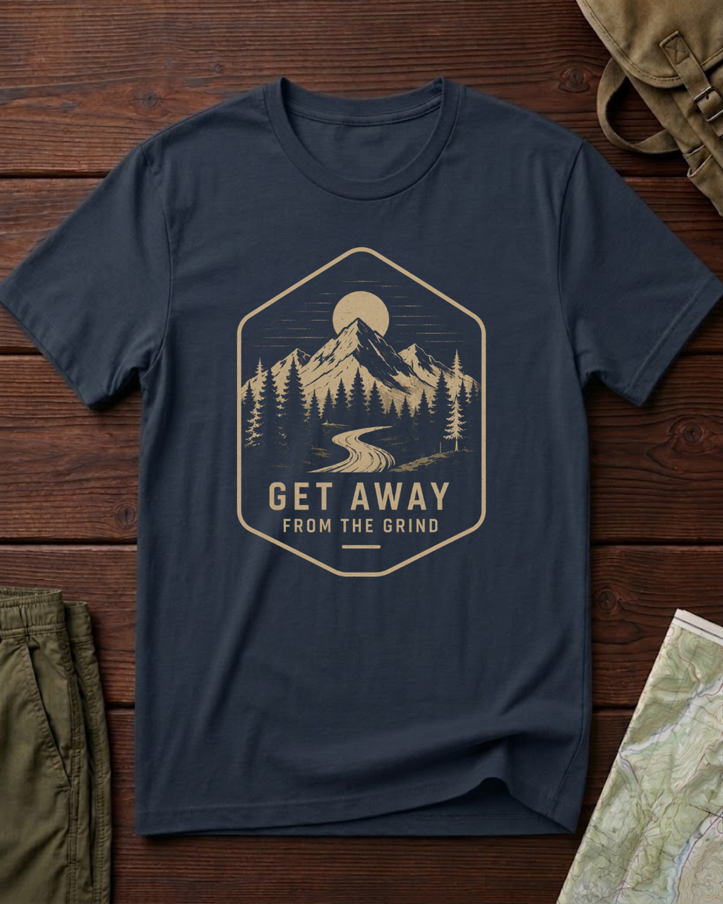 Get Away Winding Road T-Shirt