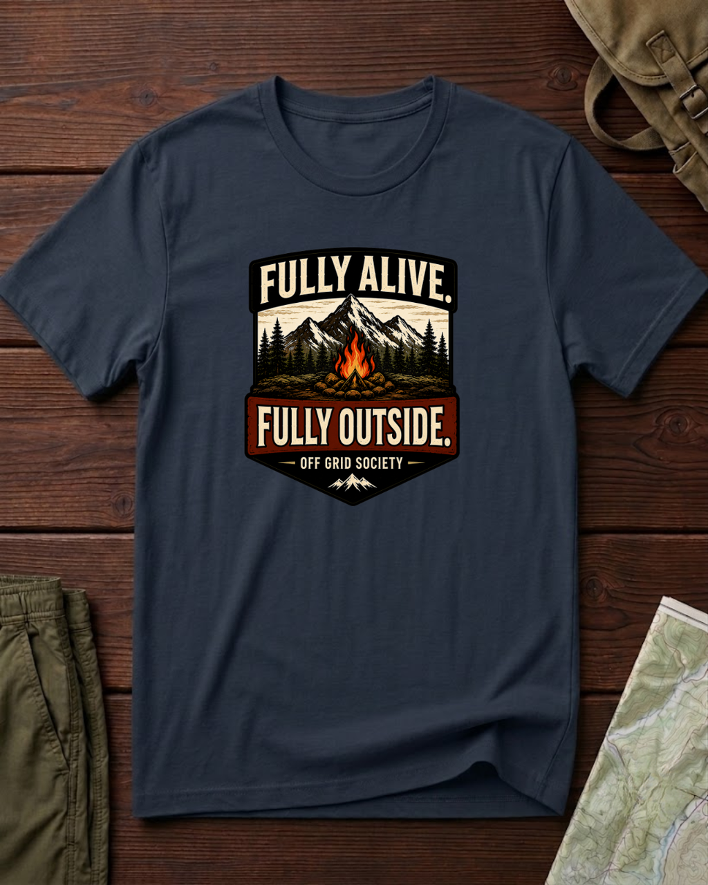 Fully Alive Fully Outside Camp T-Shirt