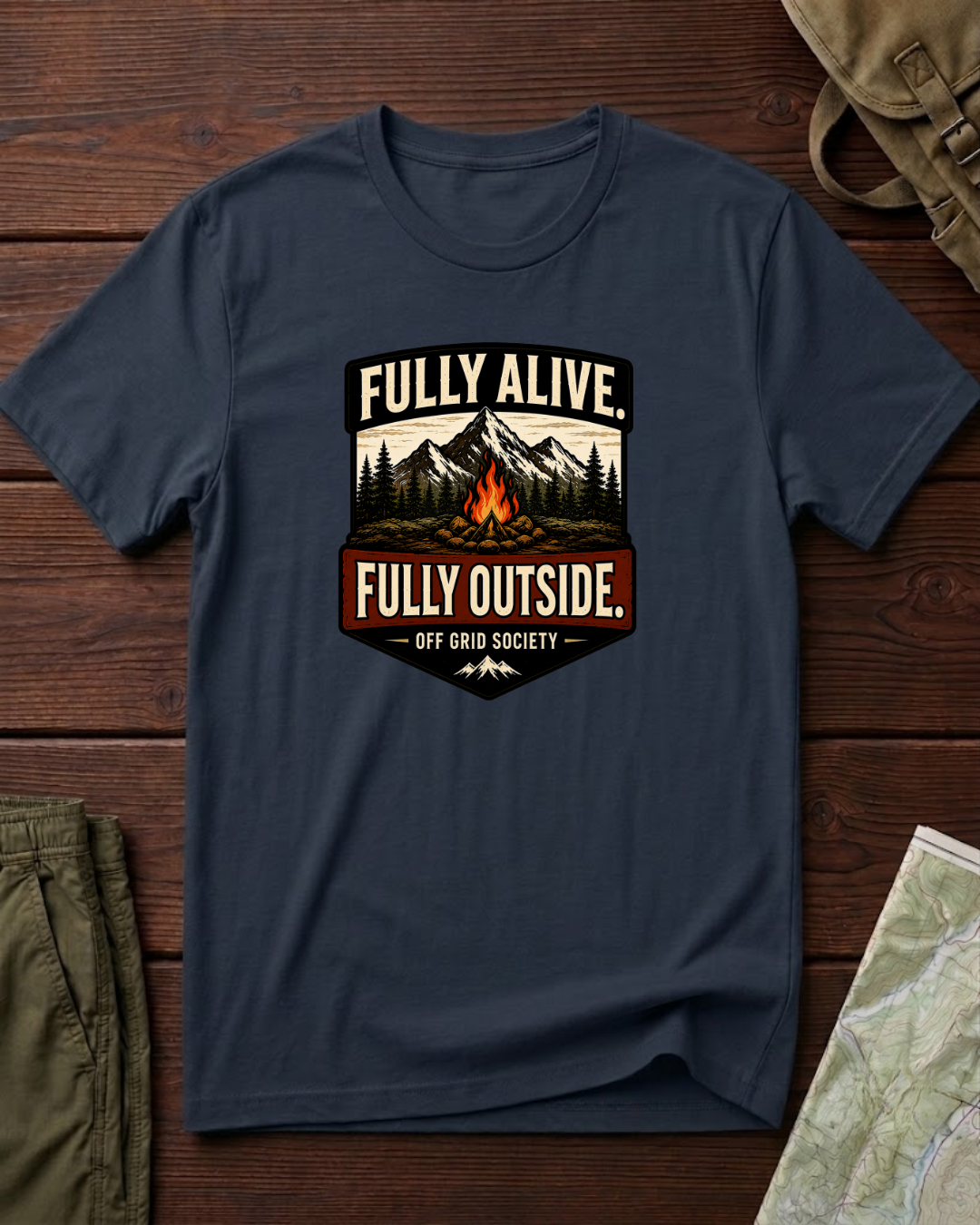 Fully Alive Fully Outside Camp T-Shirt