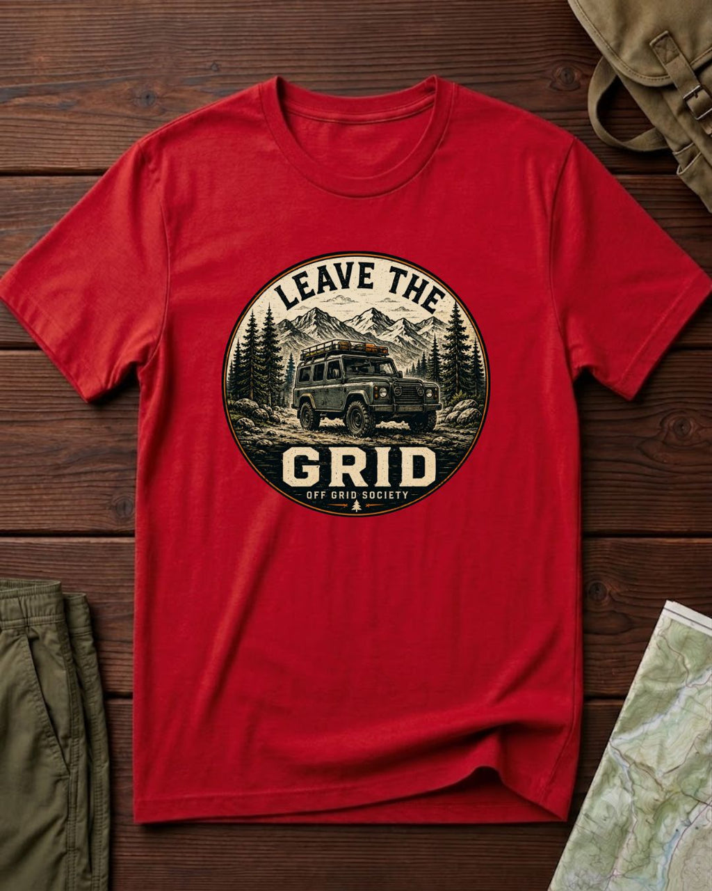 Leave The Grid 4x4 T-Shirt