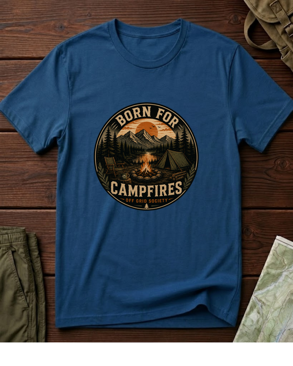 Born For Campfires T-Shirt