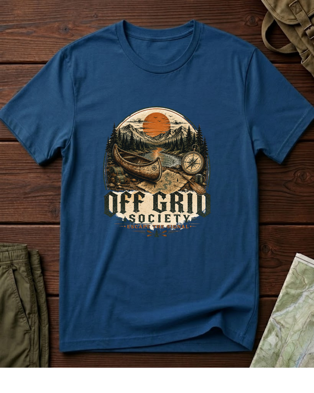 Escape The Signal Map T-Shirt