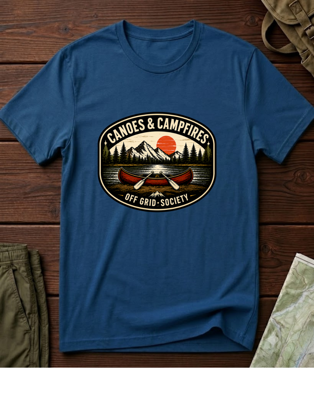 Canoes & Campfires T-Shirt