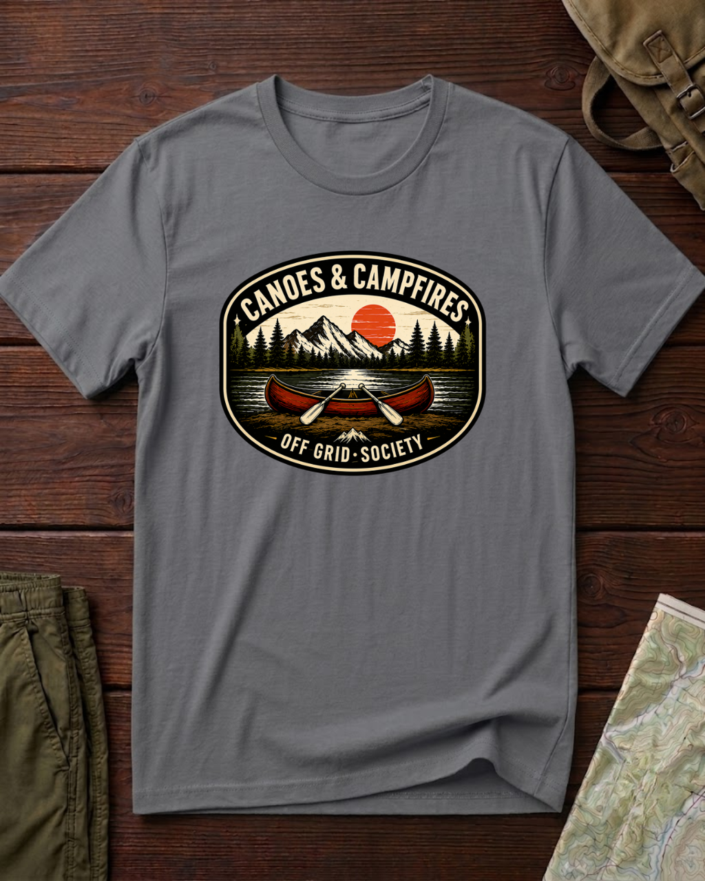 Canoes & Campfires T-Shirt