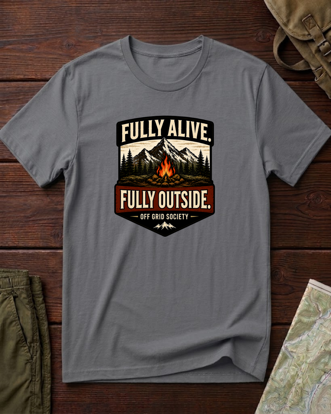 Fully Alive Fully Outside Camp T-Shirt
