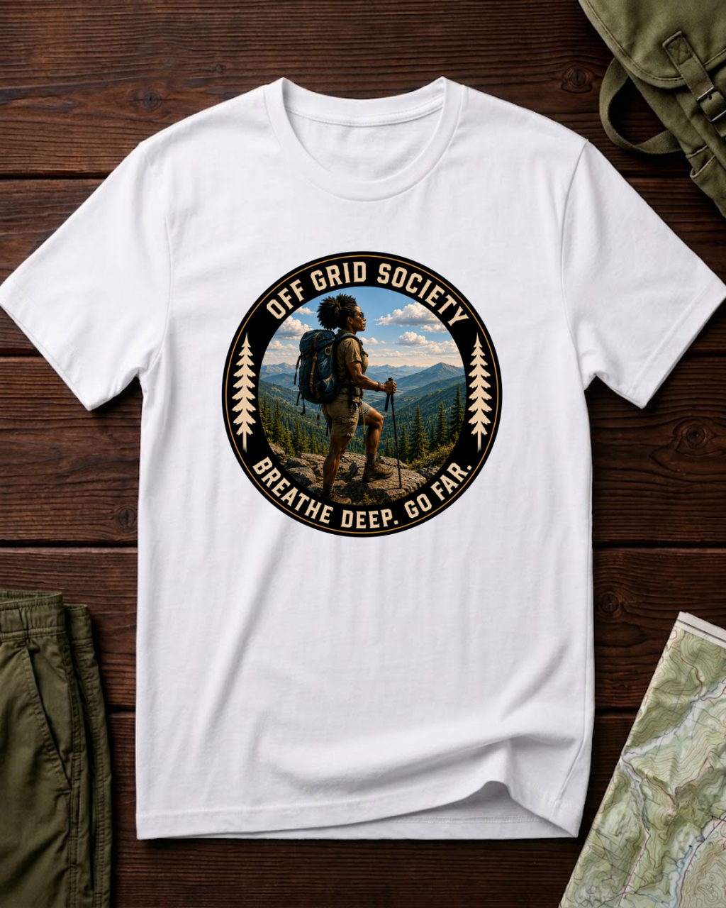 Breathe Deep Go Far T-Shirt