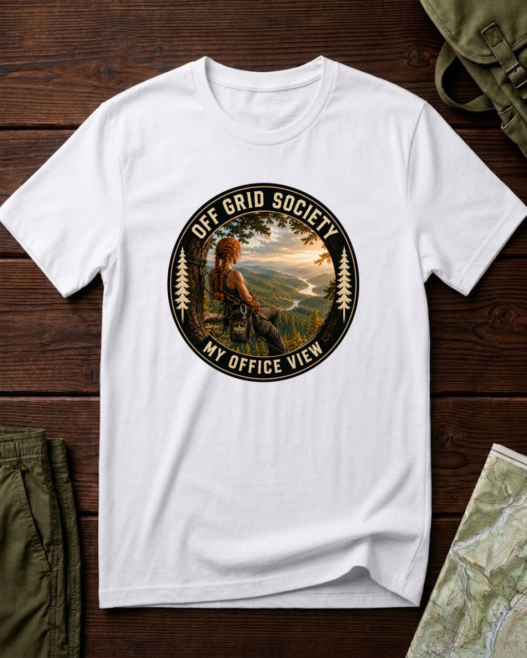 My Office View Tree Tops T-Shirt