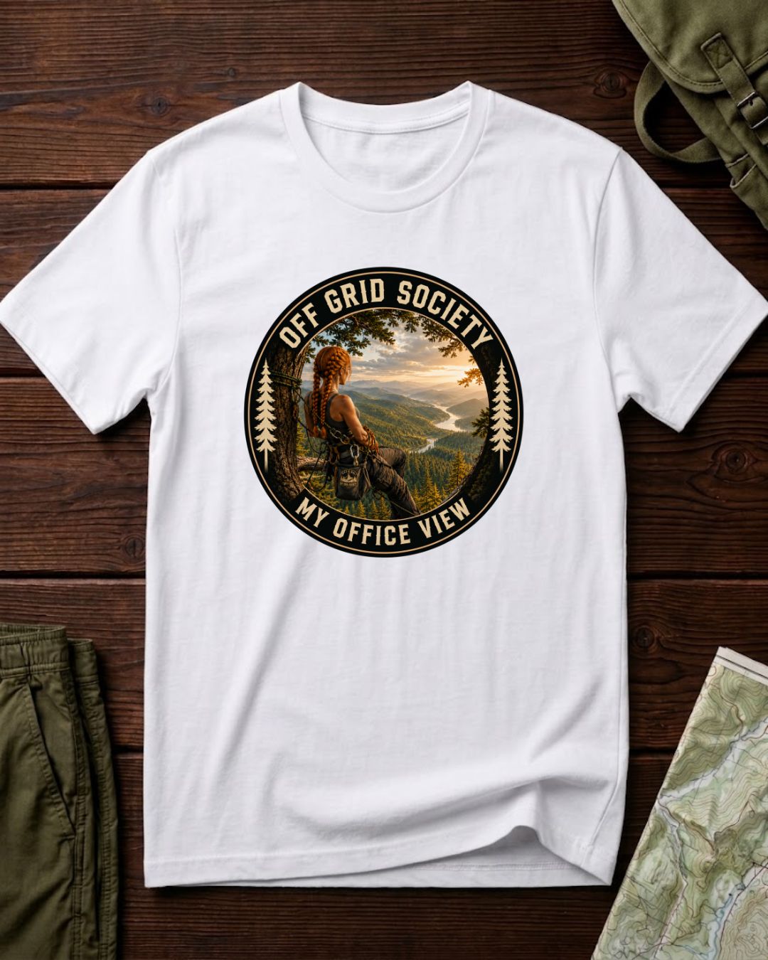 My Office View Tree Tops T-Shirt
