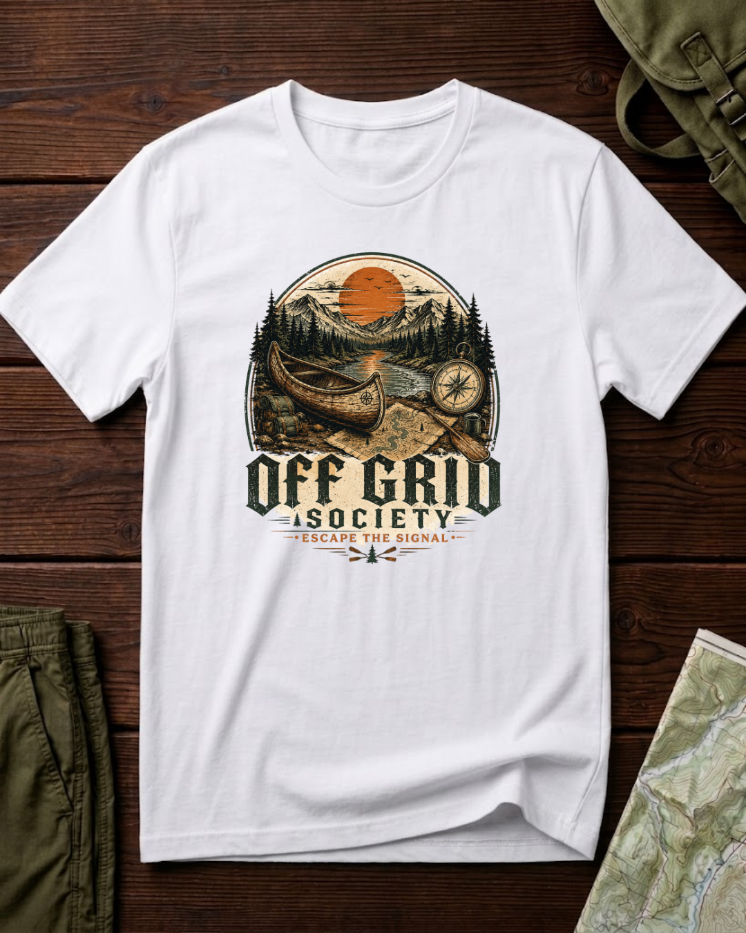Escape The Signal Map T-Shirt