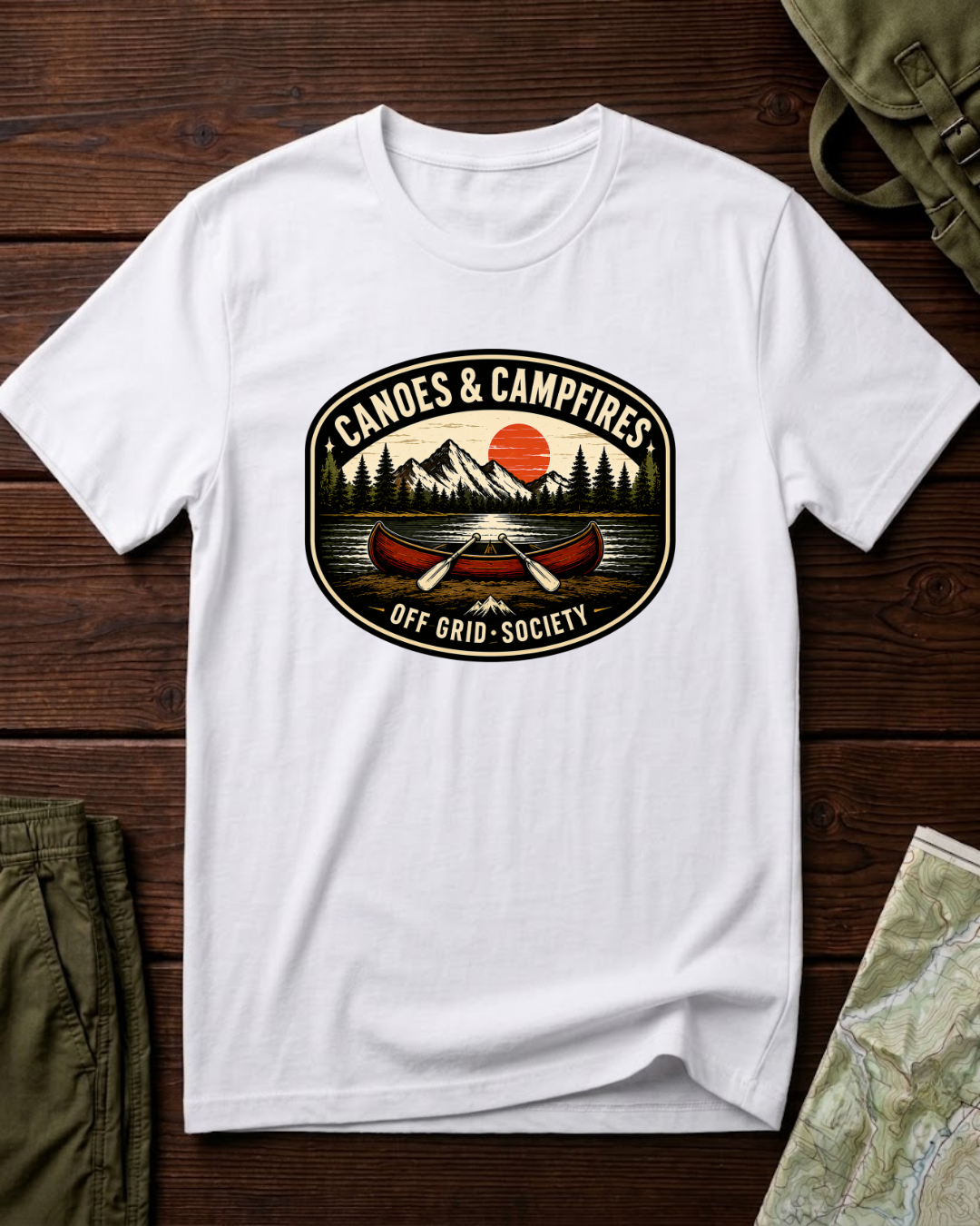 Canoes & Campfires T-Shirt